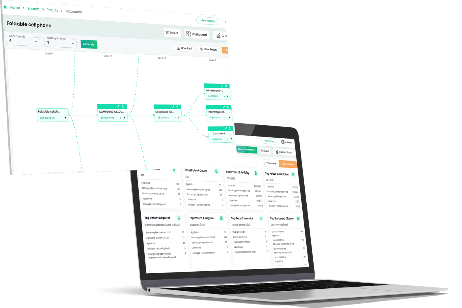 CompetitorLens interface